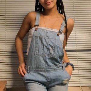 Light blue denim Forever 21 Overall Jeans!